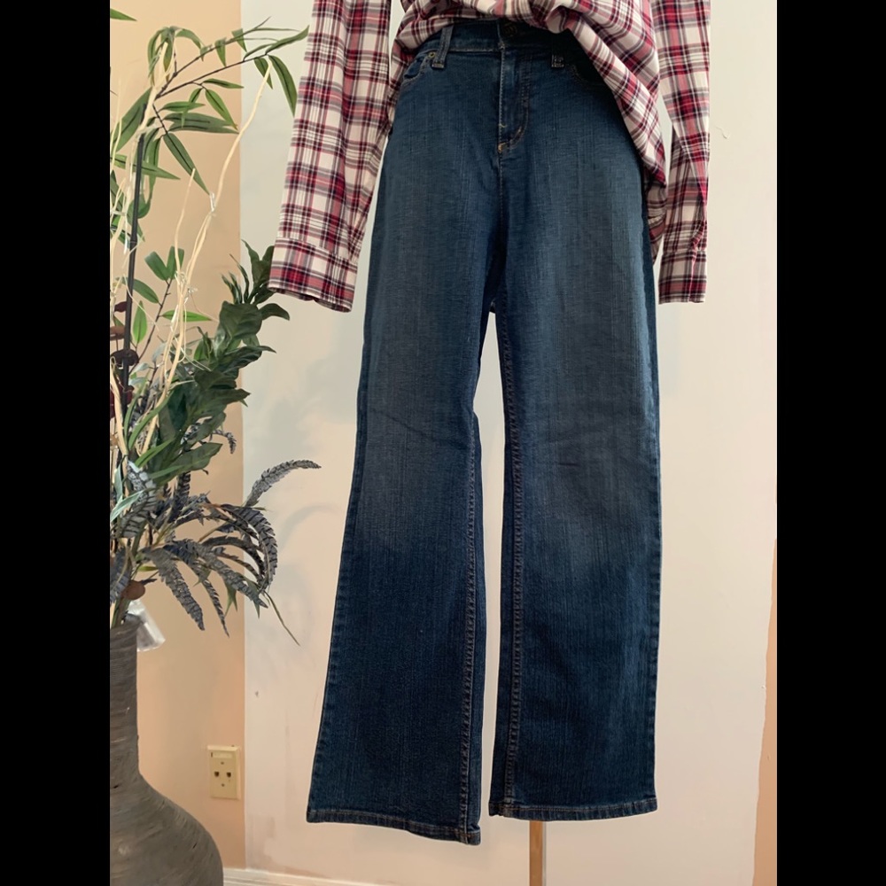 DKNY SOHO Medium Wash 5 Pocket Boot Cut Jeans